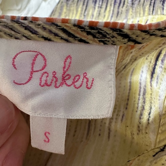 parker tribal open back blouse Size Small - Picture 3 of 6